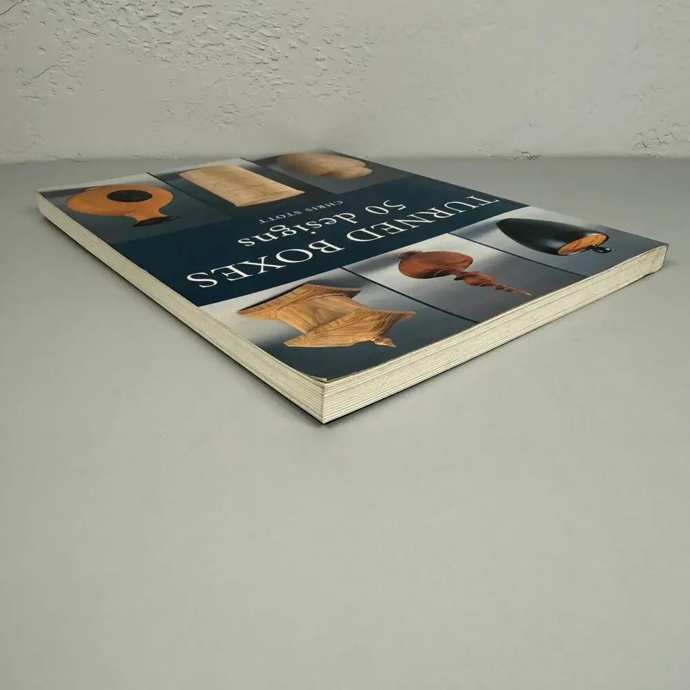Turned Boxes 50 Designs by Chris Stott Softcover Book Woodturning